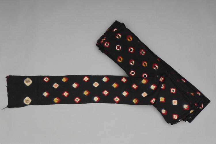 青色十字纹氆氇