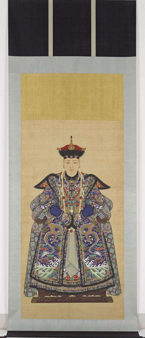 历代帝王贵妃大臣朝服像(苏麻喇姑)朝服