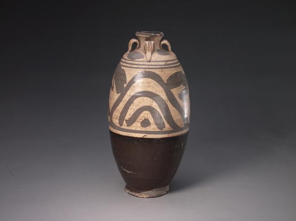 磁州窑白地黑花四系瓶