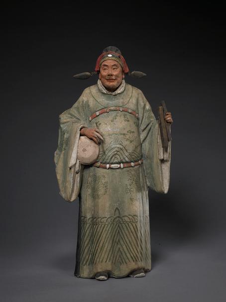 泥人张塑八仙曹国舅像