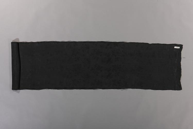 青色菊花海棠纹花绸