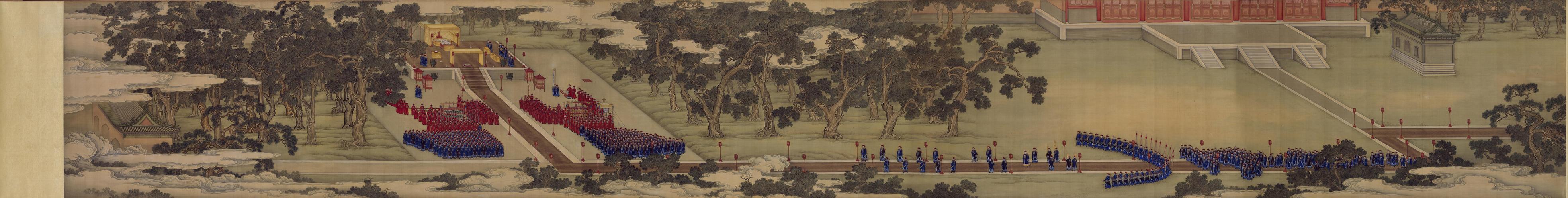 雍正帝祭先农坛图