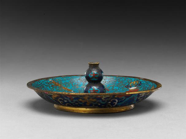 掐丝珐琅暗八仙纹香插