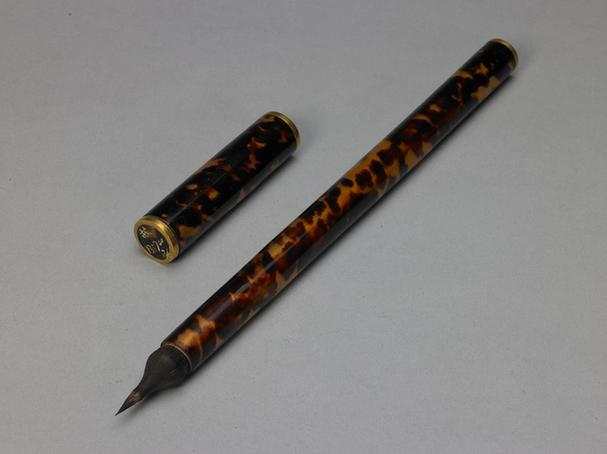 成份文具-玳瑁管紫毫笔