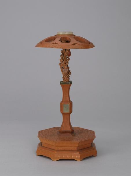 文竹夔凤纹八方冠架