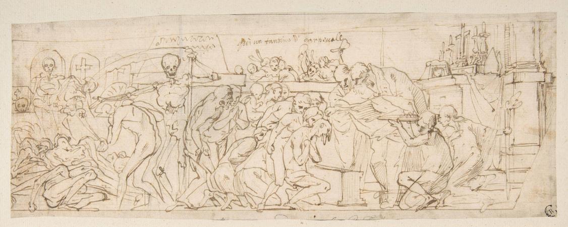 Pietro Testa--Allegory of Penance and Death