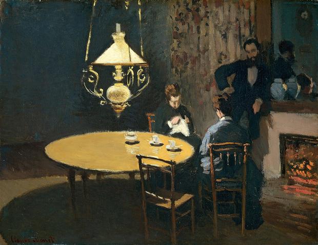 The Dinner, An Interior after, 1868-69
