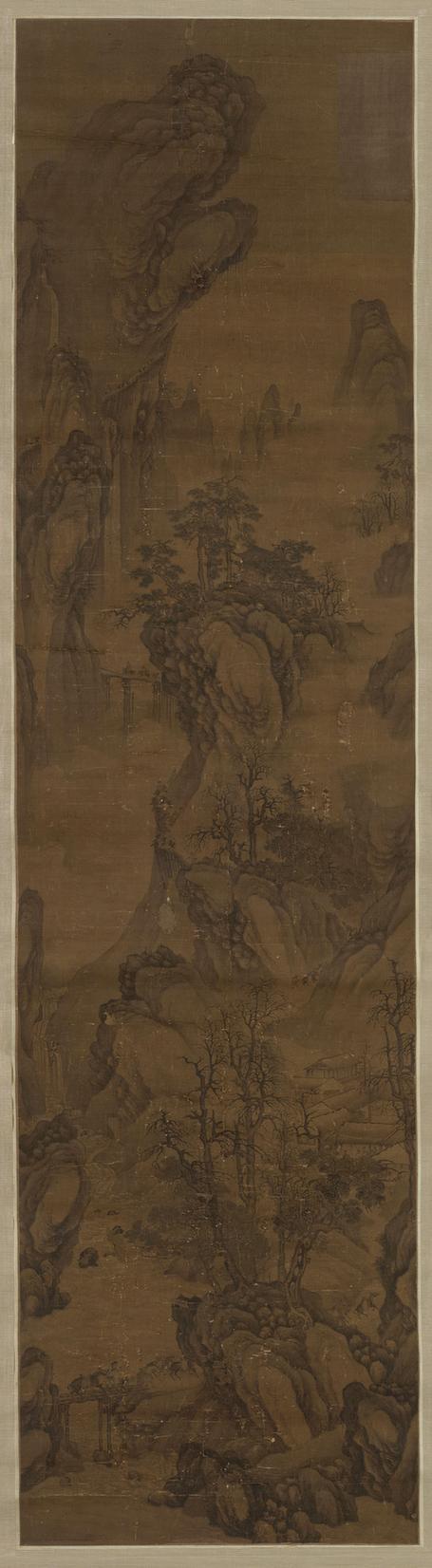 山水图（栈道行旅）