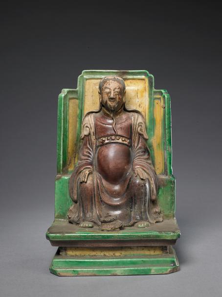 三彩真武帝坐像