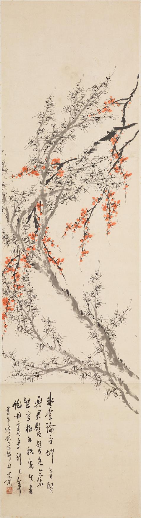 梅花镜心