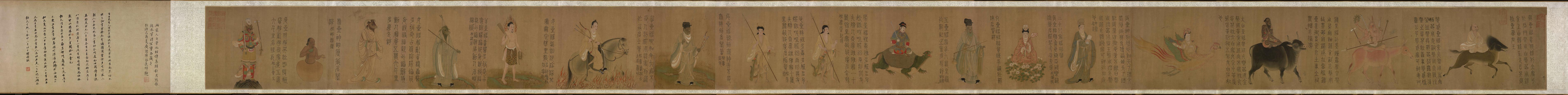 摹梁令瓒星宿图卷