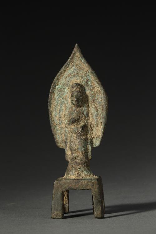 铜刘能造观音菩萨立像