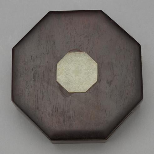 御铭澄泥砚-仿唐八棱澄泥砚