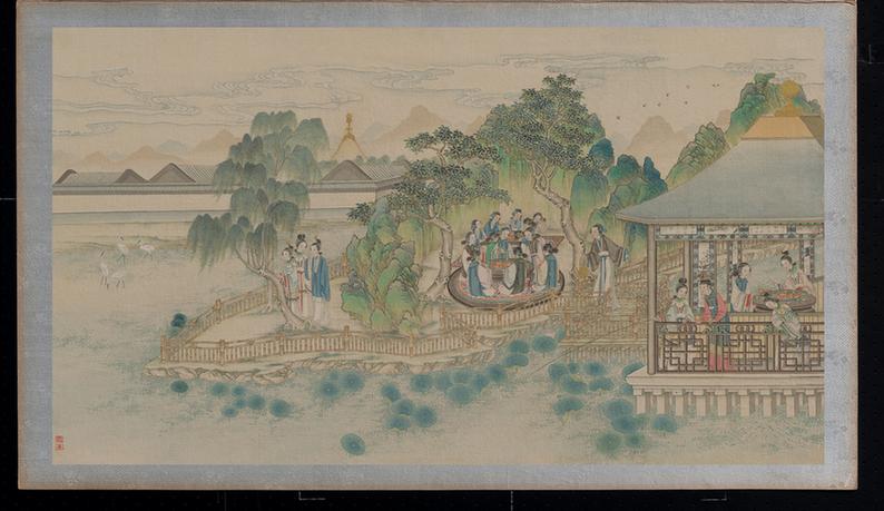 林潇湘魁夺菊花诗