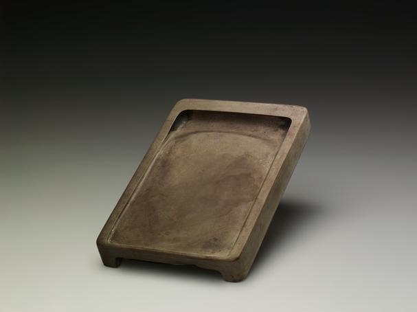 端石素池抄手砚