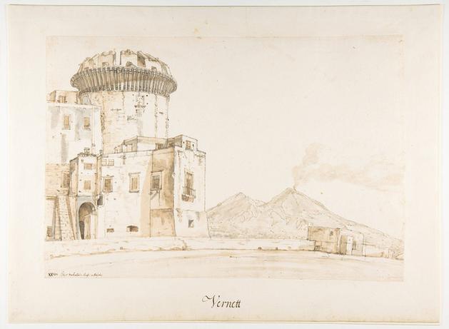 Joseph Vernet--The Castel Nuovo in Naples