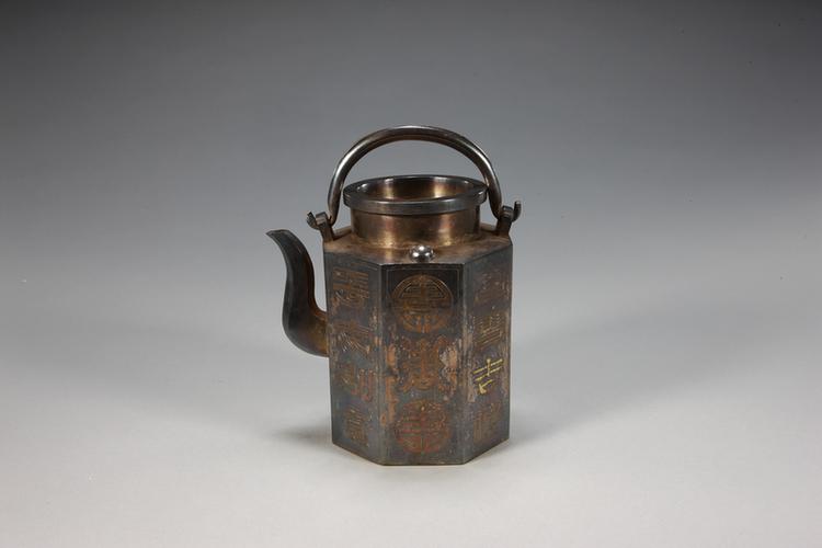 银八方茶壶