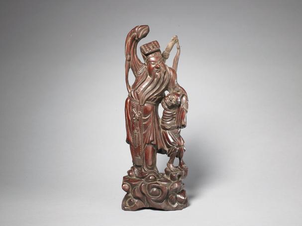 枣木雕八仙-吕洞宾