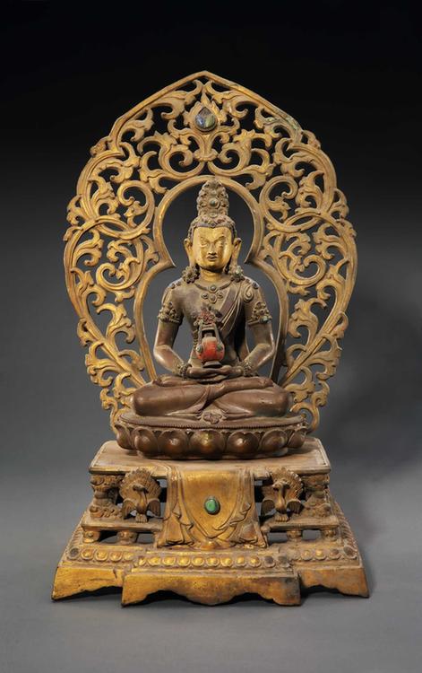 铜无量寿佛坐像