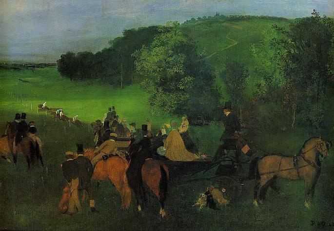 On the Racecourse - circa - - Kunstmuseum Basel (Switzerland)