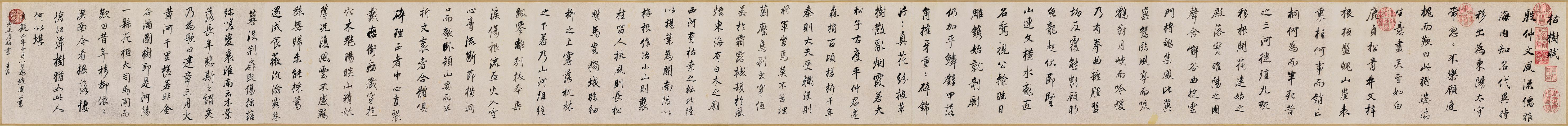 临褚遂良枯树赋卷