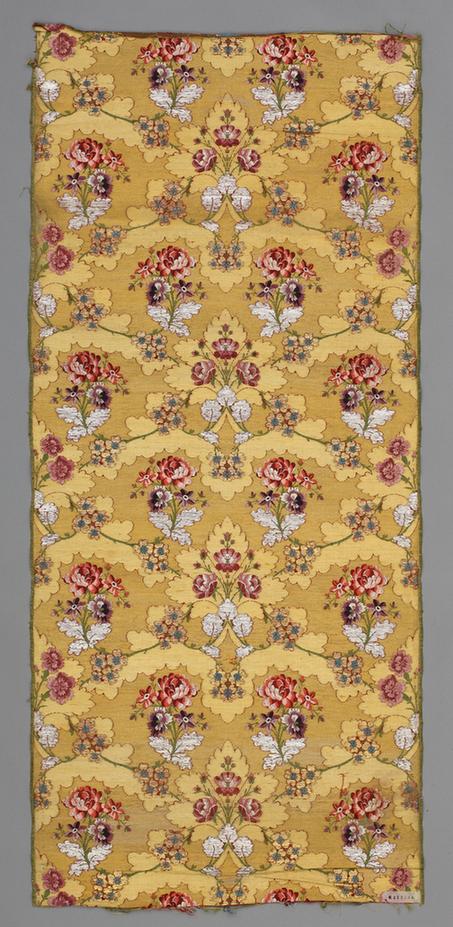 彩色洋花纹金宝地锦