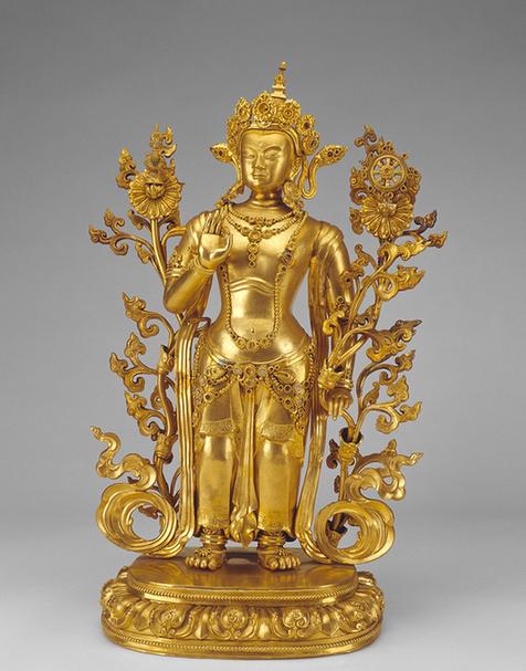 八五成金弥勒菩萨像