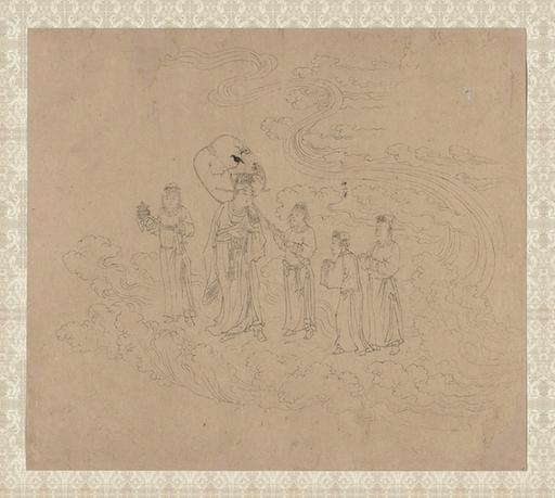 道子墨宝人物白描画-2