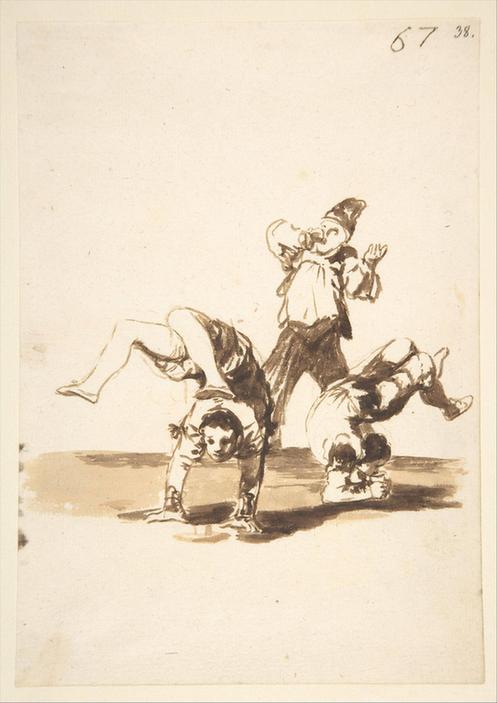 Goya--Acrobats; Images of Spain Album, 67