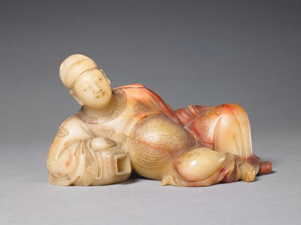 寿山石李白醉酒像