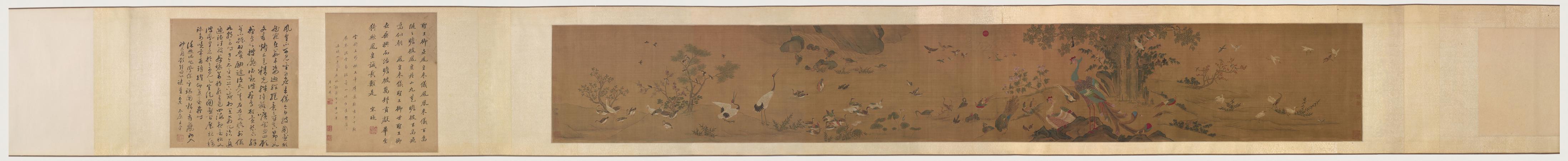 仿徐熙花鸟图卷