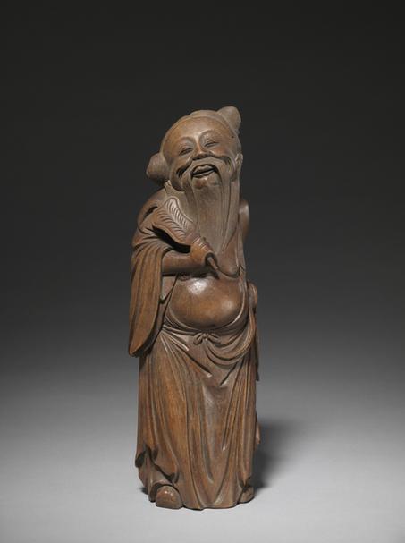 竹根雕八仙庆寿-汉钟离