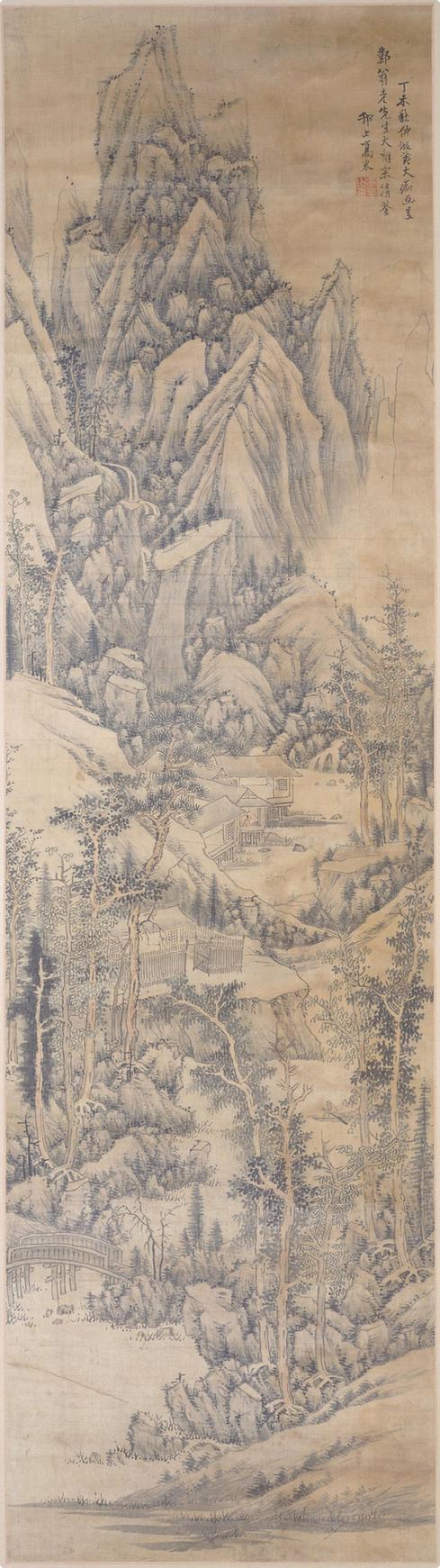 仿黄公望山水轴