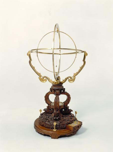 铜镀金三辰公晷仪