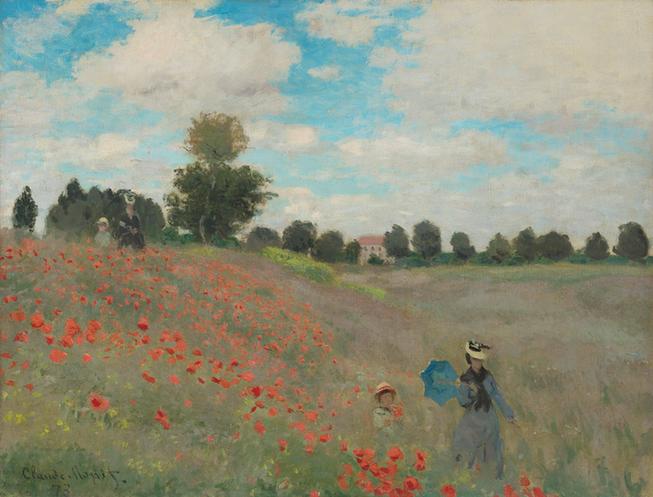 Poppies at Argenteuil, 1873