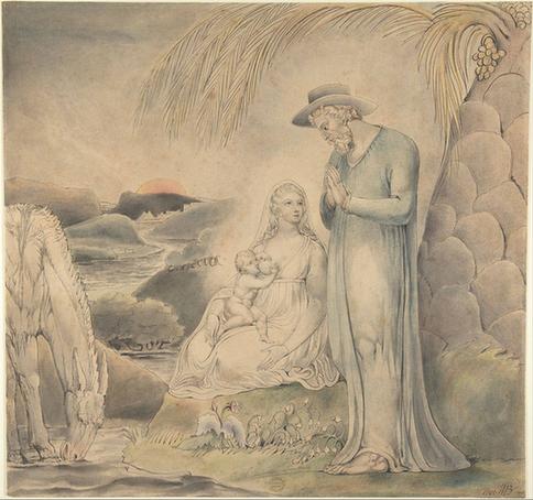 William Blake--The Rest on the Flight into Egypt