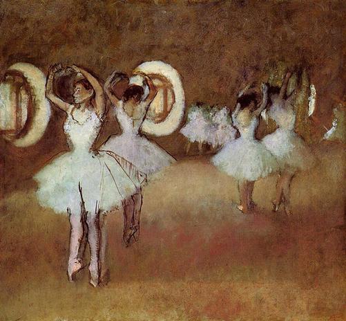 Dance Rehearsal in the Studio of the Opera - - Norton Simon Museum (USA) - oil on canvas