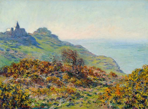 The Church at Varengeville and the Gorge of Les Moutiers, 1882