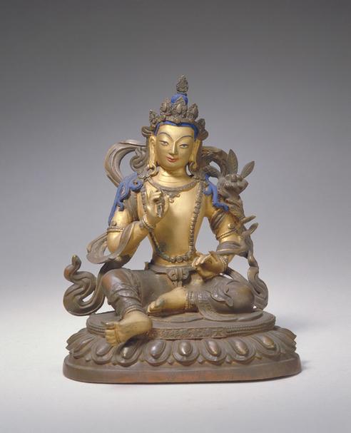 般若品铜镀金佛-普贤菩萨