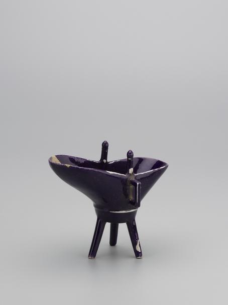 乾隆款霁蓝釉爵