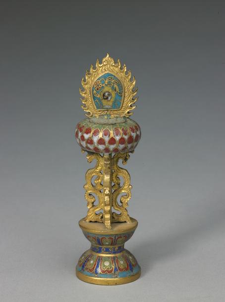 搯丝珐琅八供养