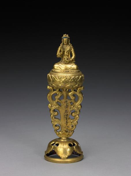 铜镀金七珍-女宝