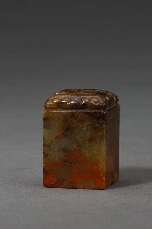 “邓传密印”双兽钮寿山石章