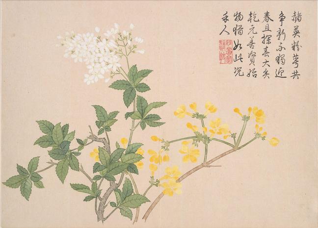 景敷四气冬景图-9