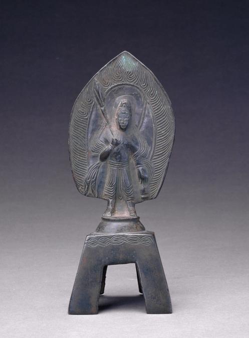 铜莲花手观世音菩萨像