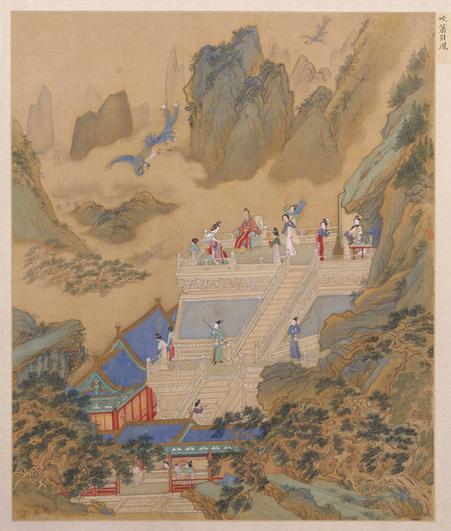 人物故事图-吹箫引凤