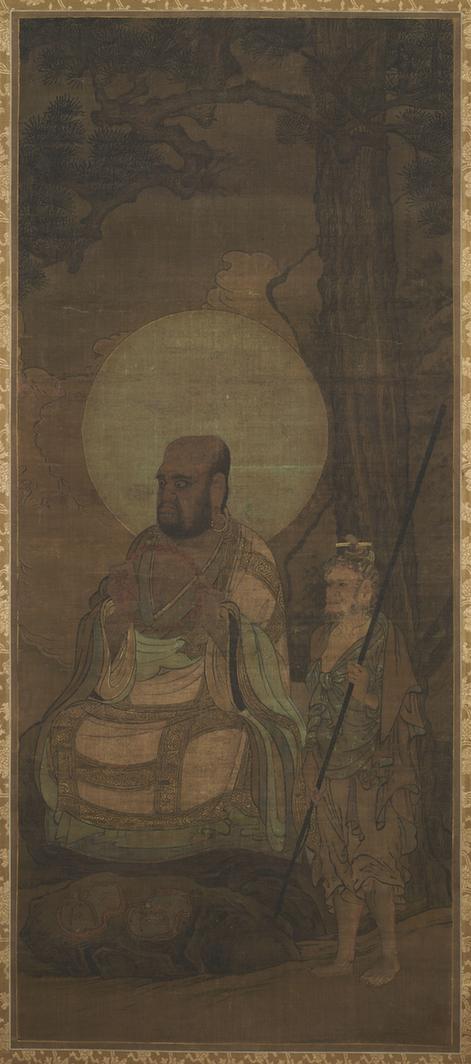 十六罗汉图-第八尊者