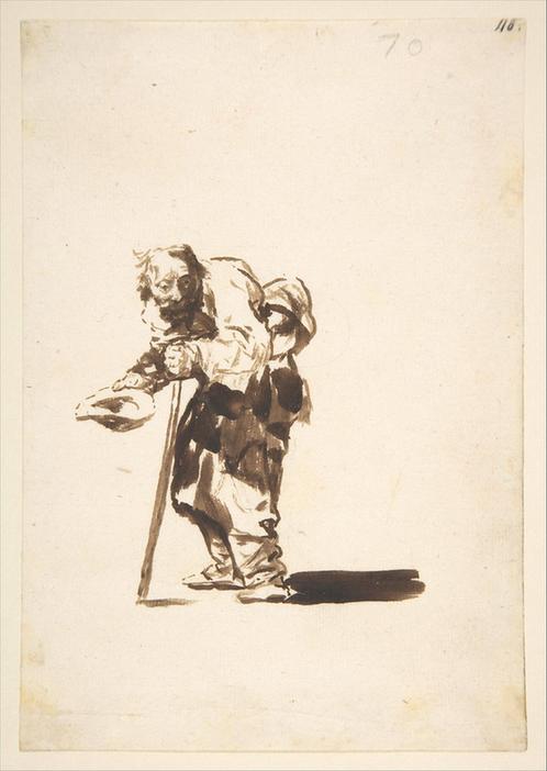 Goya--Beggar with a Staff in His Left Hand
