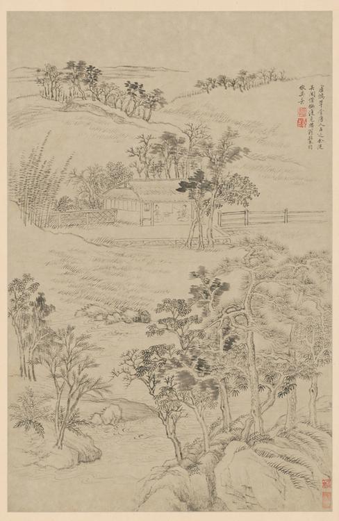 王翚仿古山水册