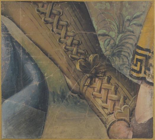 School of Raphael--Fragment of a Tapestry Cartoon Foot in a Buskin